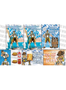 TRACHT MAN POSTKARTEN