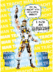 TRACHT MAN POSTKARTEN